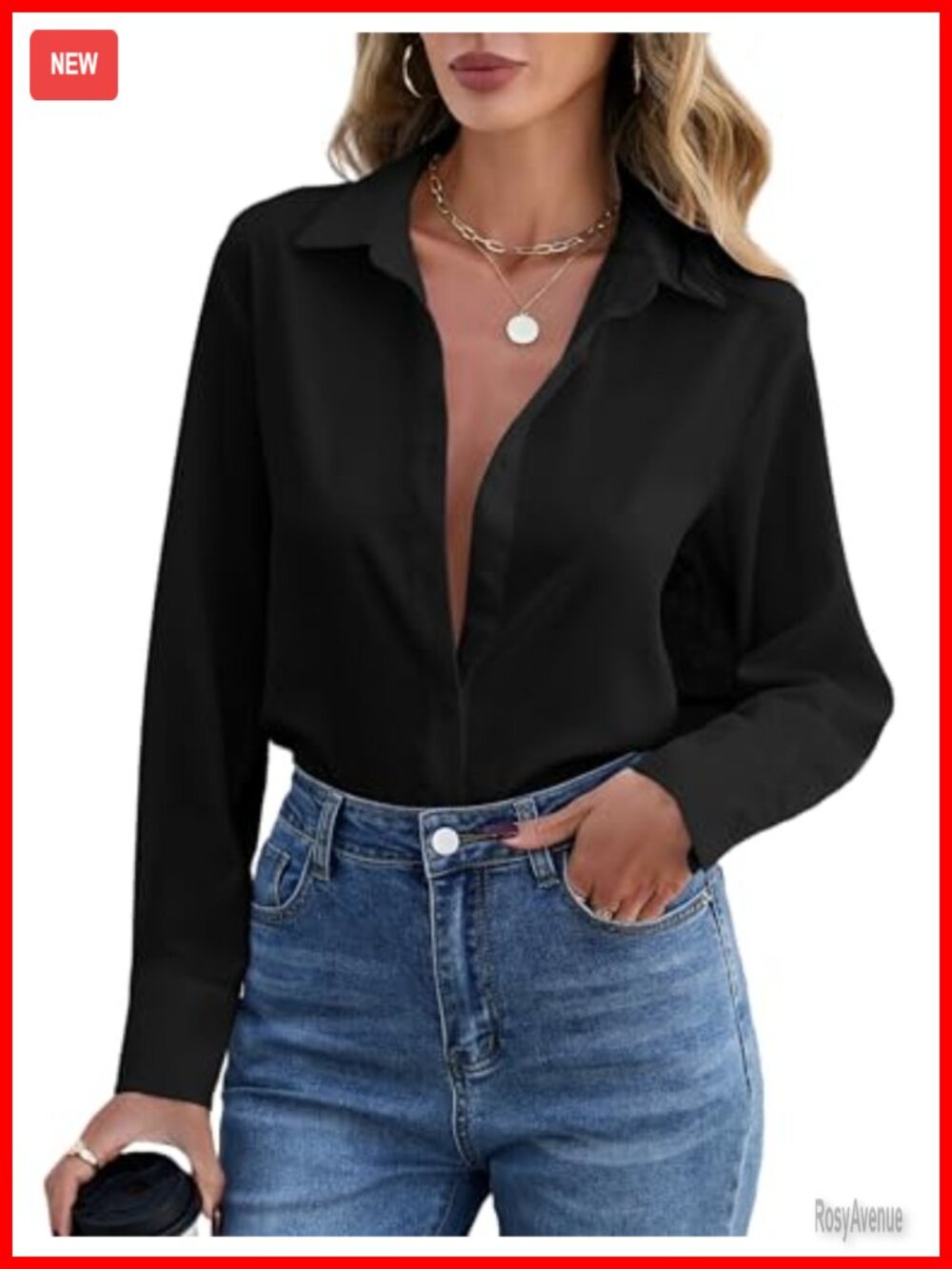 Wrinkle Free Button Down Shirt Long Sleeve Dress Shirt Business Casual